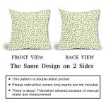 Boho Sage Green Polka Dot Pillowcase Set of 2