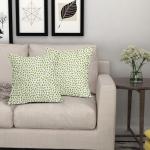 Boho Sage Green Polka Dot Pillowcase Set of 2
