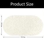 Softlife Fluffy Oval Area Rug for Kids