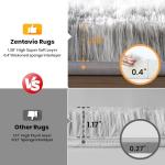 Small Shag Bedside Rugs - Soft & Non-Slip