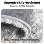 Small Shag Bedside Rugs - Soft & Non-Slip