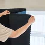 Self-Adhesive Blackout Curtains for Easy Installation