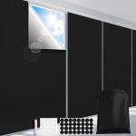Portable 100% Blackout Window Curtain Shades 118"x57