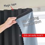 Self-Adhesive Blackout Curtains for Easy Installation