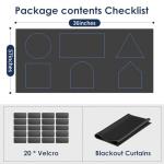 Portable Blackout Curtains for Bedroom Windows