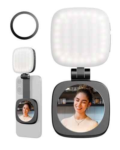 Ring‑light selfie mirrors
