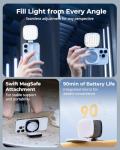 Magnetic iPhone Selfie Light with Mirror