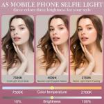 3-in-1 Magnetic Selfie Mirror with LED Light