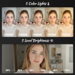 Cocobeen Rechargeable Magnetic LED Selfie Light