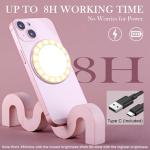 3-in-1 Magnetic Selfie Mirror with LED Light