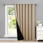 Thermal Blackout Curtains for Patio Doors