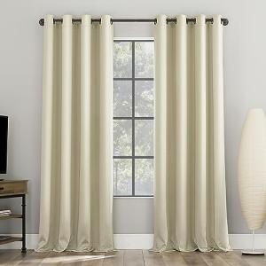 Sun Zero Nordic 100% Blackout Curtain Panel Pair