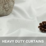 Extra Long Ivory Blackout Curtains for Large Windows