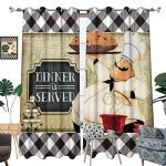 Vintage Chef Blackout Curtains, 2 Panels