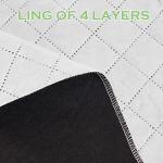 KGORGE 4-in-1 Blackout Soundproof Curtains, 2 Panels