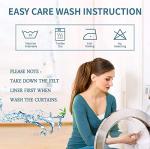 KGORGE 4-in-1 Blackout Soundproof Curtains, 2 Panels