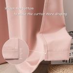 Blush Pink Thermal Blackout Curtains - Set of 2