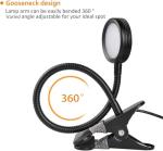 LEPOWER Clip-On Color Changeable Desk and Night Light