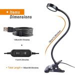 LEPOWER Clip-On Color Changeable Desk and Night Light