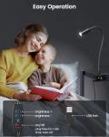 Clip-On LED Book Light with Adjustable Brightness