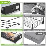 Under Bed Storage Containers with Wheels - 2-Pack