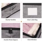 Fixwal 4 Pack Underbed Storage Bins for Clothes