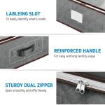 ZOBER Set of 4 Underbed Storage Bins