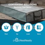 Underbed Storage Bins with Strong Handles - 3 Pack