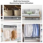 Fixwal 4 Pack Underbed Storage Bins for Clothes