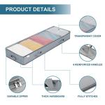 Under Bed Storage Bins with Dividers - 2 Pack