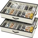 Under Bed Shoe Organizer - Set of 2