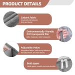 Under Bed Toy Storage Boxes - 2-Pack Grey