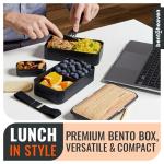 Bentoheaven Premium Adult Lunch Box with Utensils