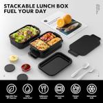 Jelife Large Stackable Adult Bento Lunch Box
