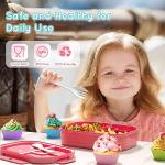 Bento Box Lunch Containers 2-Pack with Utensils
