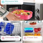 Bento Box Lunch Containers 2-Pack with Utensils