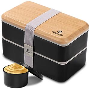 Sinnsally Leak-Proof Bento Box with Utensil Set