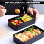L-WASH Bento Box Set with Bamboo Lid & Utensils