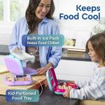 Leak-Proof Kids Bento Lunch Box with Ice Pack