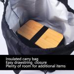 L-WASH Bento Box Set with Bamboo Lid & Utensils