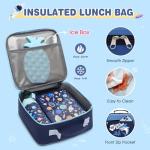 Kids Space Backpack & Bento Lunch Box Set