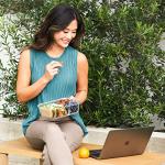 Leak-Proof Glass Bento Lunch Box with Dividers