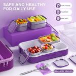 Stainless Steel Bento Box Set with Insulated Bag