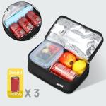 MIER Mini Insulated Lunch Bag for Kids, Black