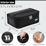 MIER Mini Insulated Lunch Bag for Kids, Black