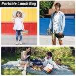 MIER Mini Insulated Lunch Bag for Kids, Black