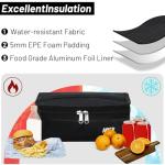 MIER Mini Insulated Lunch Bag for Kids, Black