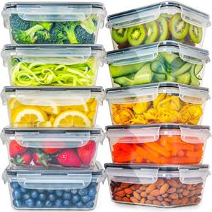 20-Piece BPA-Free Food Storage Container Set