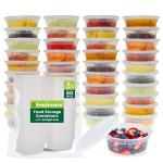 50-Pack 8 oz Stackable Food Storage Containers