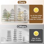 50 Pcs Airtight Food Storage Containers Set